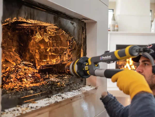 Professional chimney cleaning by South Gate Chimney Sweep in South Gate, CA