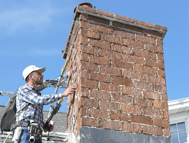 Brickwork for a chimney rebuild by South Gate Chimney Sweep in South Gate, CA