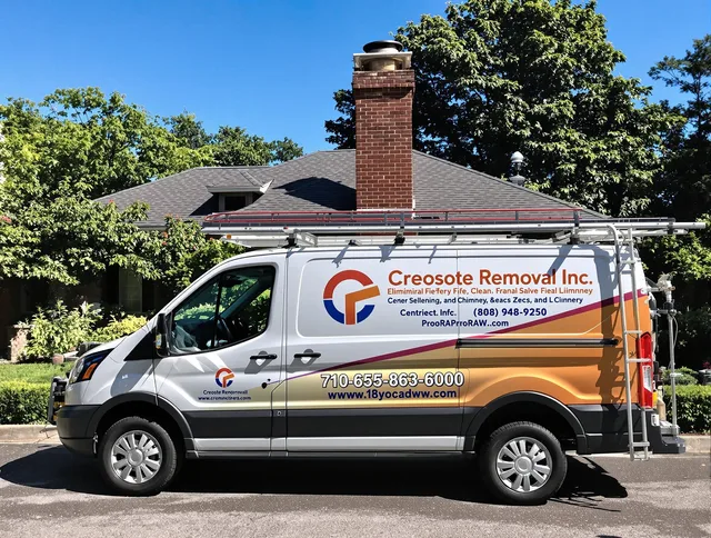 South Gate Chimney Sweep technician removing creosote safely in South Gate, CA
