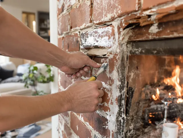 Routine fireplace repair by South Gate Chimney Sweep in South Gate, CA