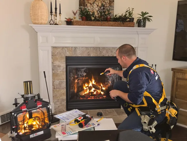 Safety-focused fireplace inspection by South Gate Chimney Sweep in South Gate, CA