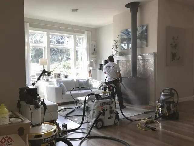 Soot removal service by South Gate Chimney Sweep for a fireplace in South Gate, CA
